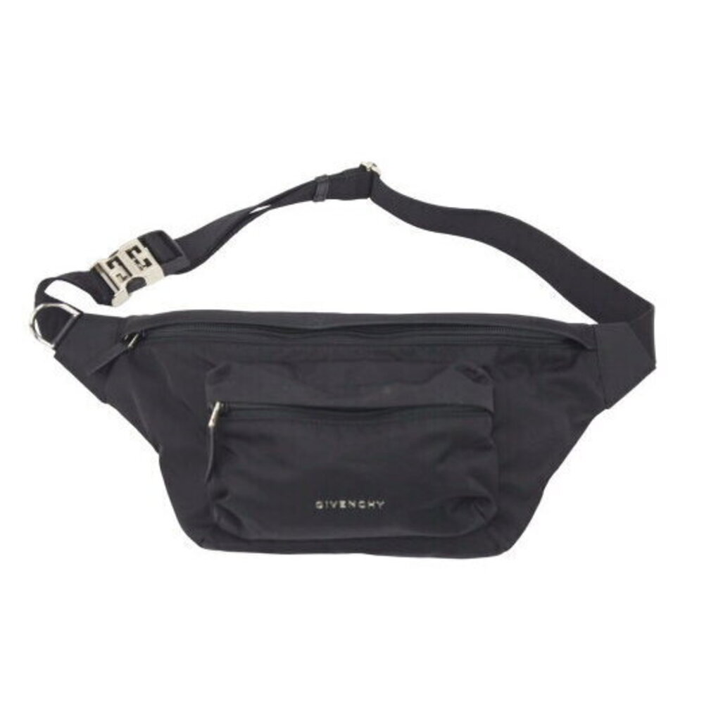 Givenchy Essential U Waist Bag Body Belt Crossbody Black
